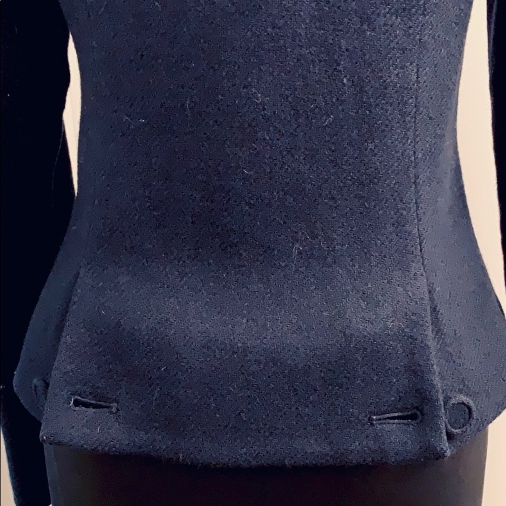 Tocca Navy Blue Buttoned Wool Jacket. Euc. - image 6